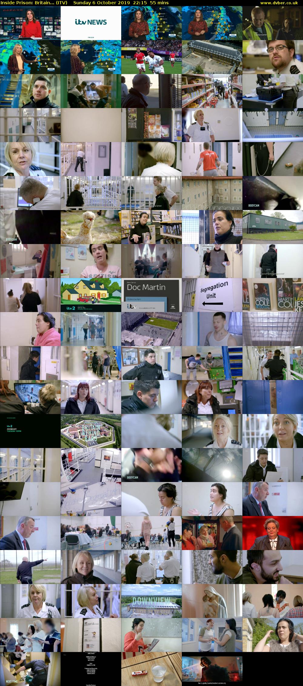 Inside Prison: Britain... (ITV) Sunday 6 October 2019 22:15 - 23:10
