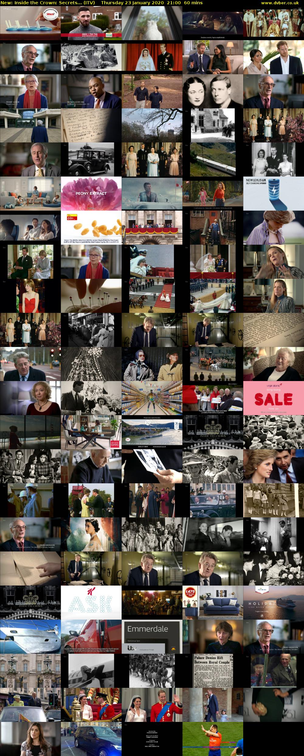 Inside the Crown: Secrets... (ITV) Thursday 23 January 2020 21:00 - 22:00
