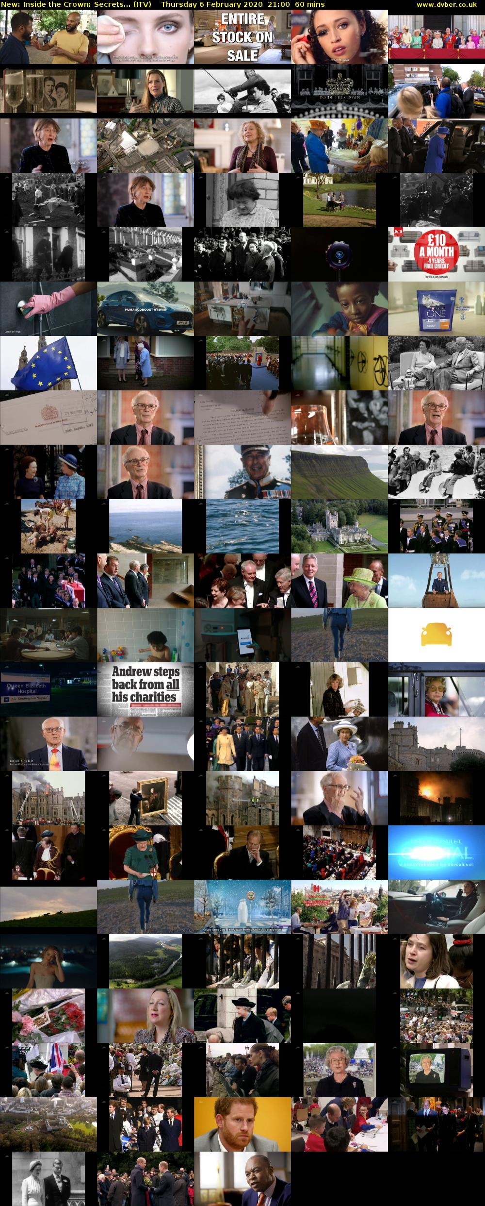 Inside the Crown: Secrets... (ITV) Thursday 6 February 2020 21:00 - 22:00