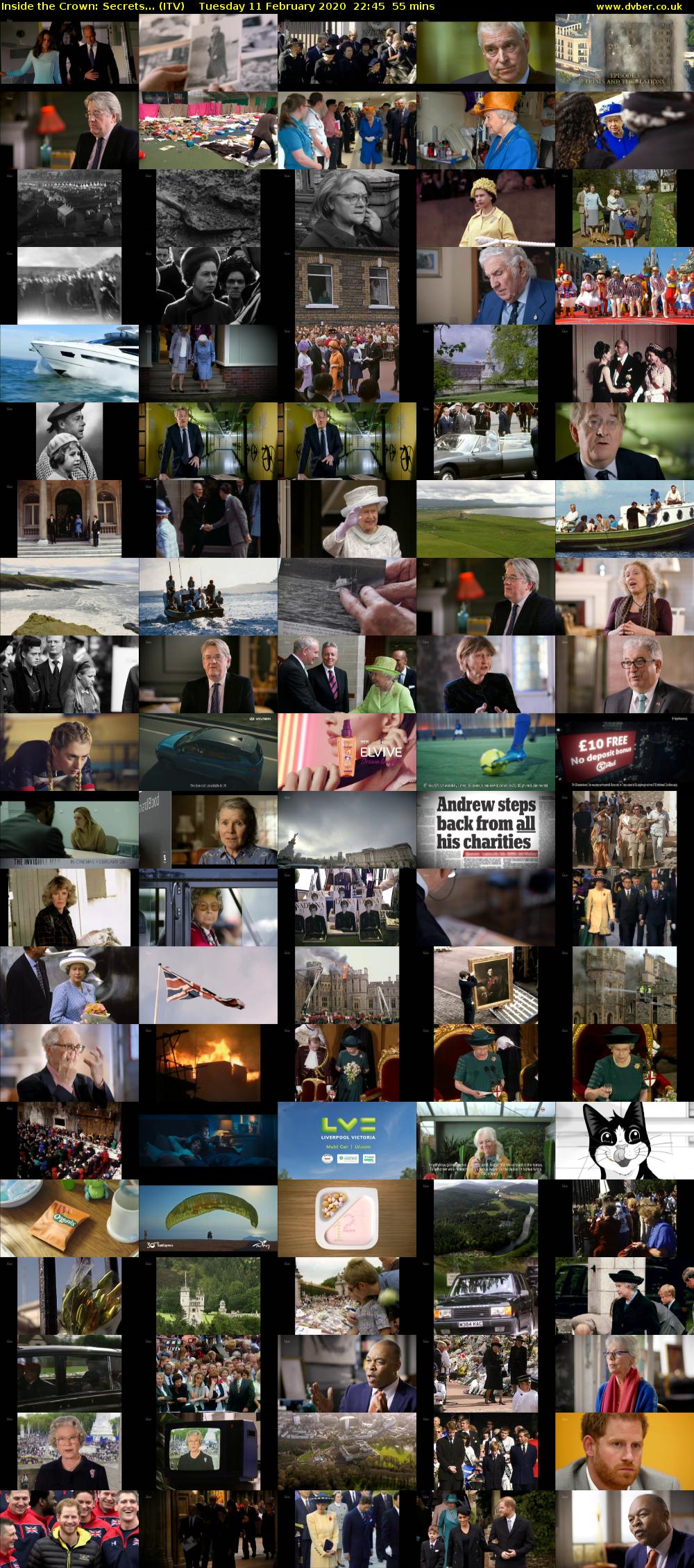 Inside the Crown: Secrets... (ITV) Tuesday 11 February 2020 22:45 - 23:40