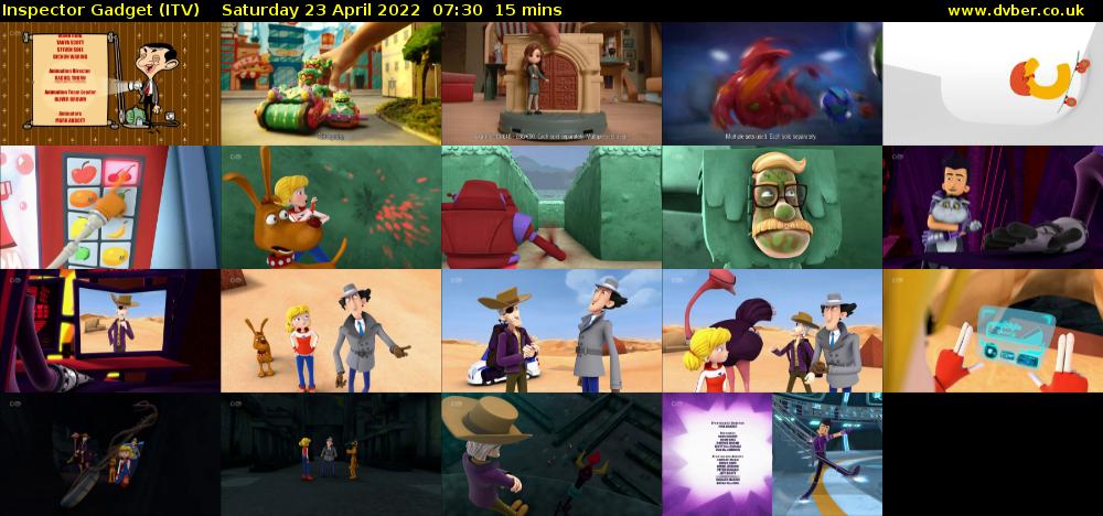 Inspector Gadget (ITV) Saturday 23 April 2022 07:30 - 07:45