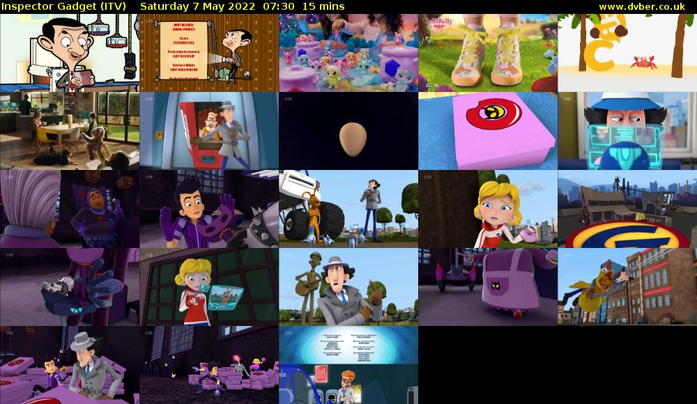 Inspector Gadget (ITV) Saturday 7 May 2022 07:30 - 07:45