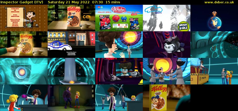 Inspector Gadget (ITV) Saturday 21 May 2022 07:30 - 07:45