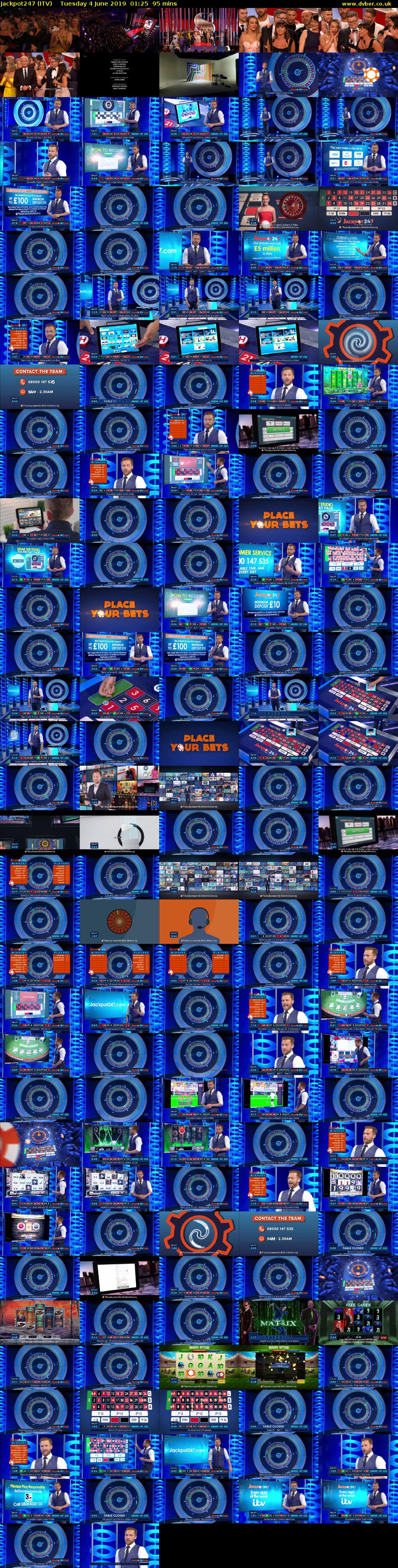 Jackpot247 (ITV) Tuesday 4 June 2019 01:25 - 03:00