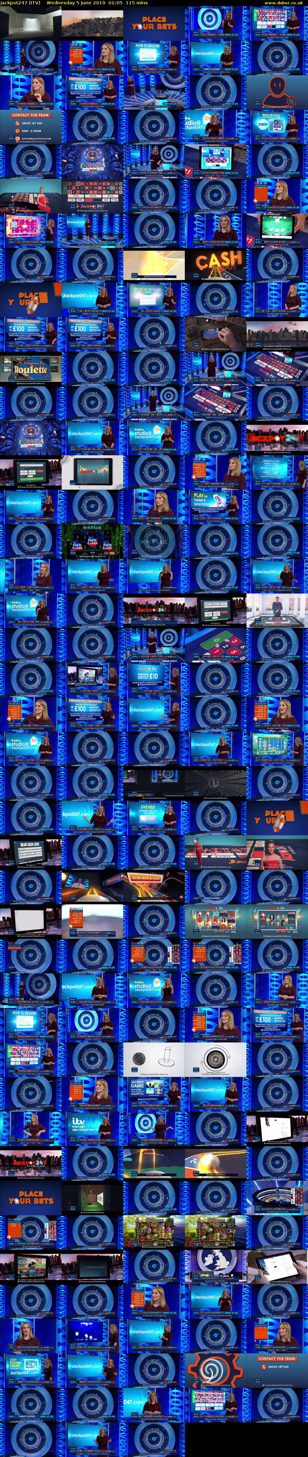Jackpot247 (ITV) Wednesday 5 June 2019 01:05 - 03:00