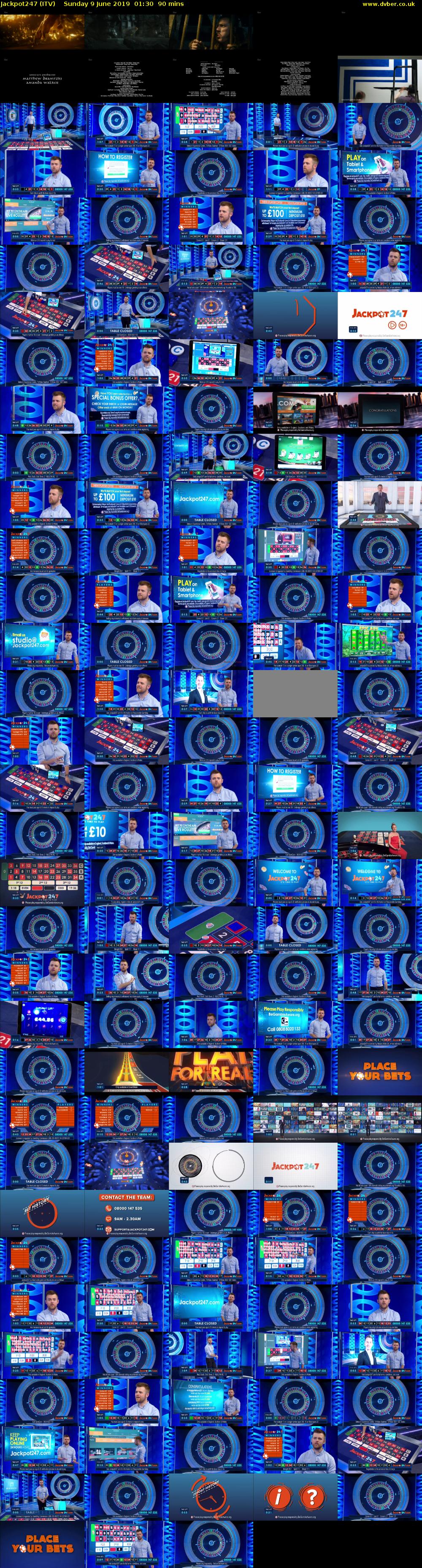 Jackpot247 (ITV) Sunday 9 June 2019 01:30 - 03:00