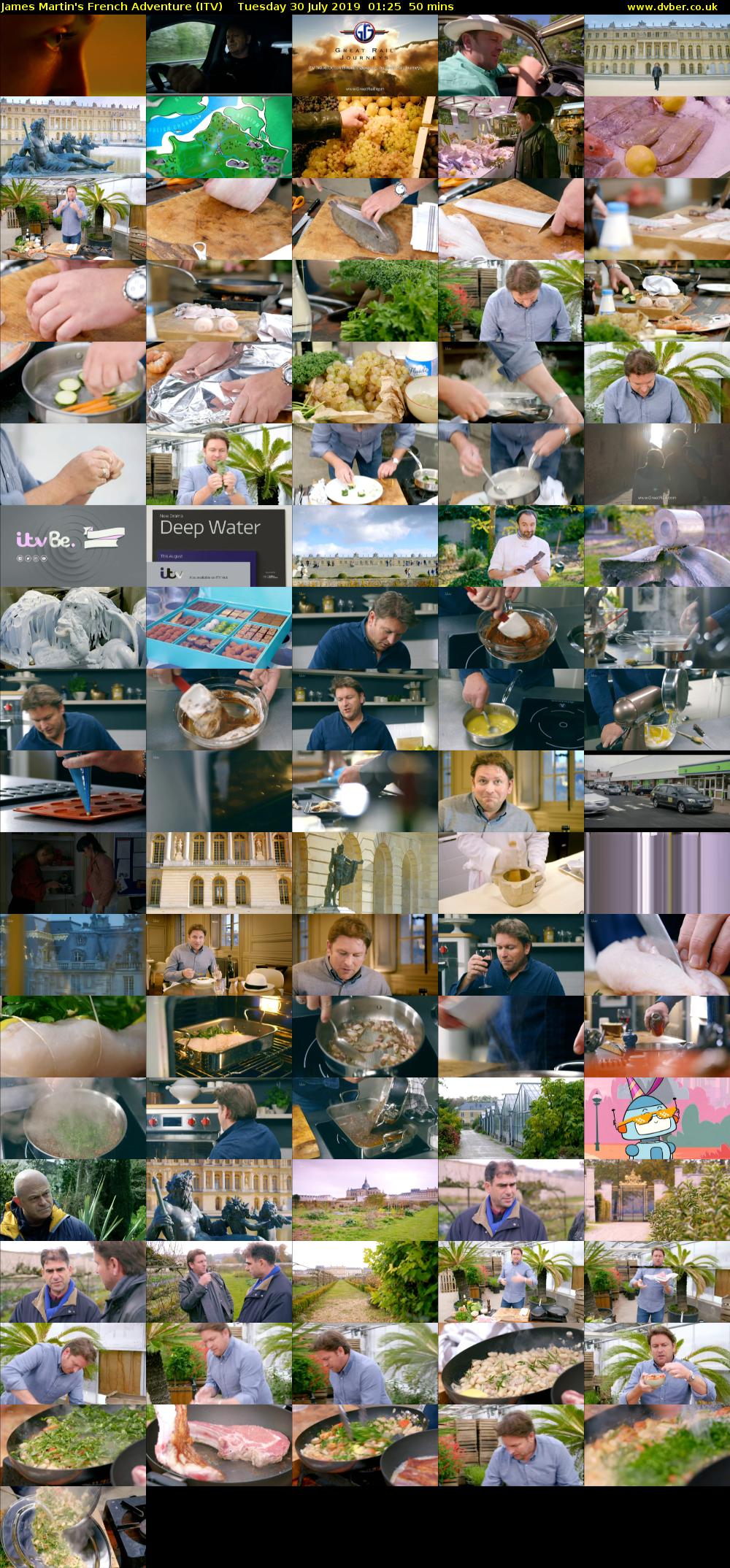 James Martin's French Adventure (ITV) Tuesday 30 July 2019 01:25 - 02:15
