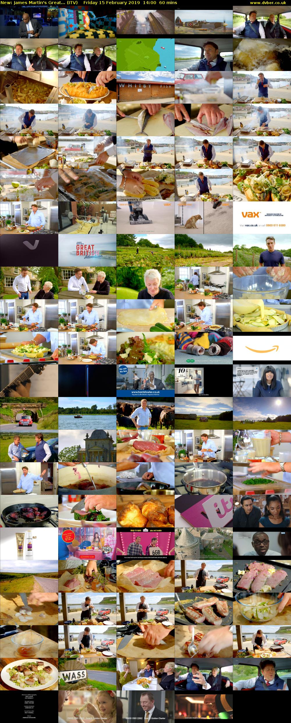 James Martin's Great... (ITV) Friday 15 February 2019 14:00 - 15:00