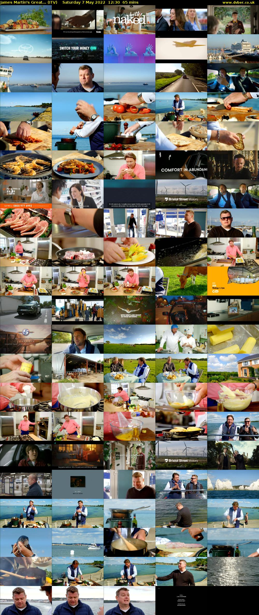 James Martin's Great... (ITV) Saturday 7 May 2022 12:30 - 13:35
