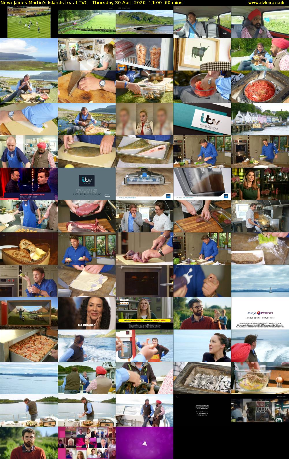 James Martin's Islands to... (ITV) Thursday 30 April 2020 14:00 - 15:00