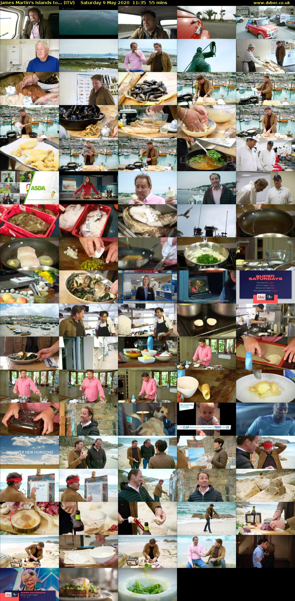 James Martin's Islands to... (ITV) Saturday 9 May 2020 11:35 - 12:30