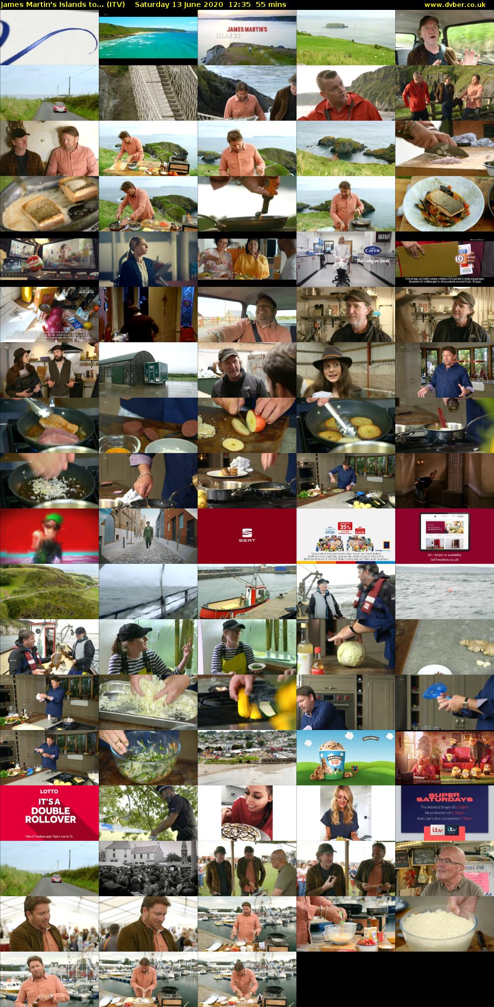 James Martin's Islands to... (ITV) Saturday 13 June 2020 12:35 - 13:30