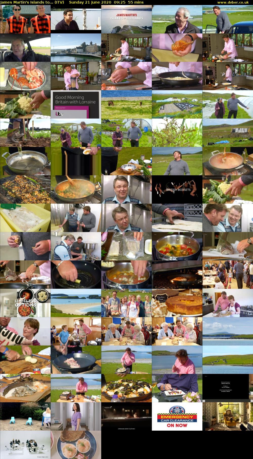 James Martin's Islands to... (ITV) Sunday 21 June 2020 09:25 - 10:20