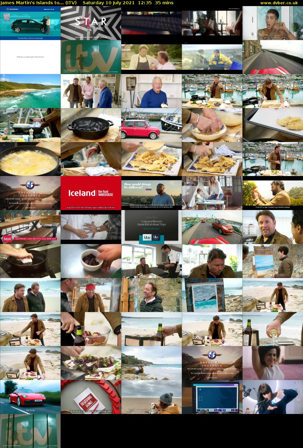 James Martin's Islands to... (ITV) Saturday 10 July 2021 12:35 - 13:10