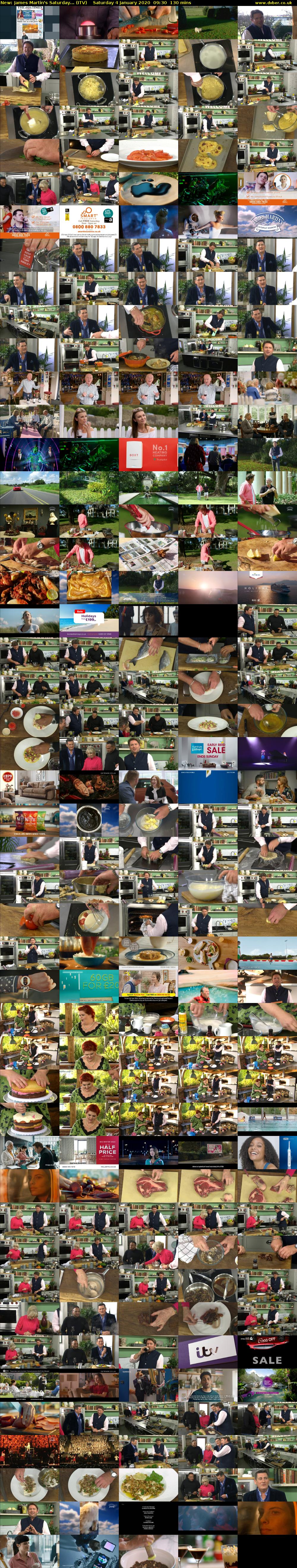 James Martin's Saturday... (ITV) Saturday 4 January 2020 09:30 - 11:40