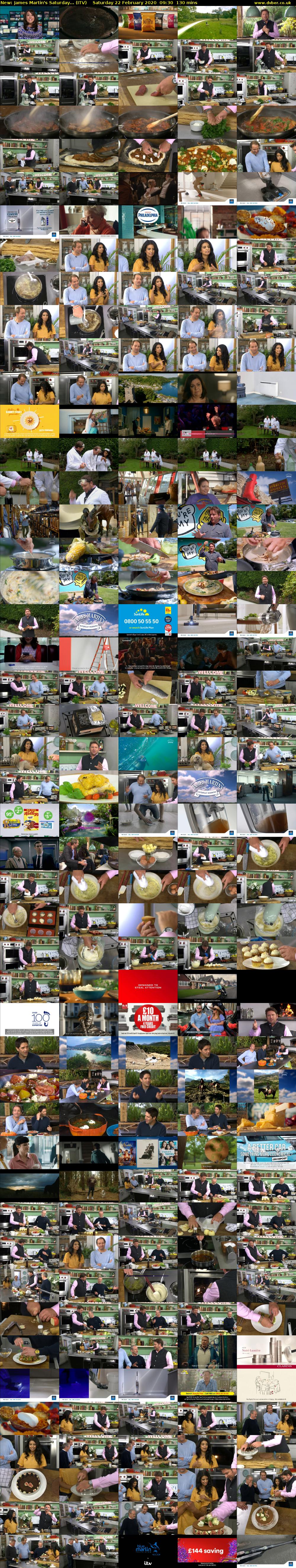 James Martin's Saturday... (ITV) Saturday 22 February 2020 09:30 - 11:40
