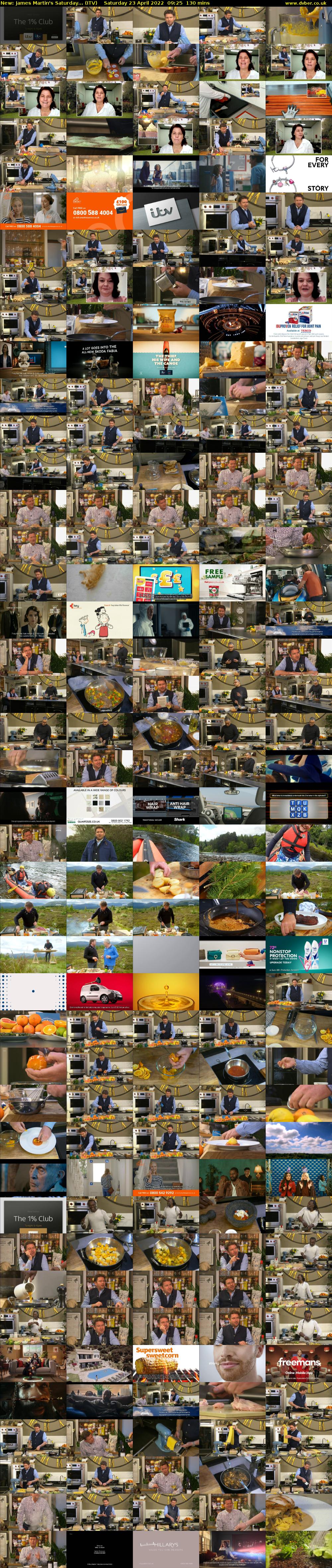 James Martin's Saturday... (ITV) Saturday 23 April 2022 09:25 - 11:35