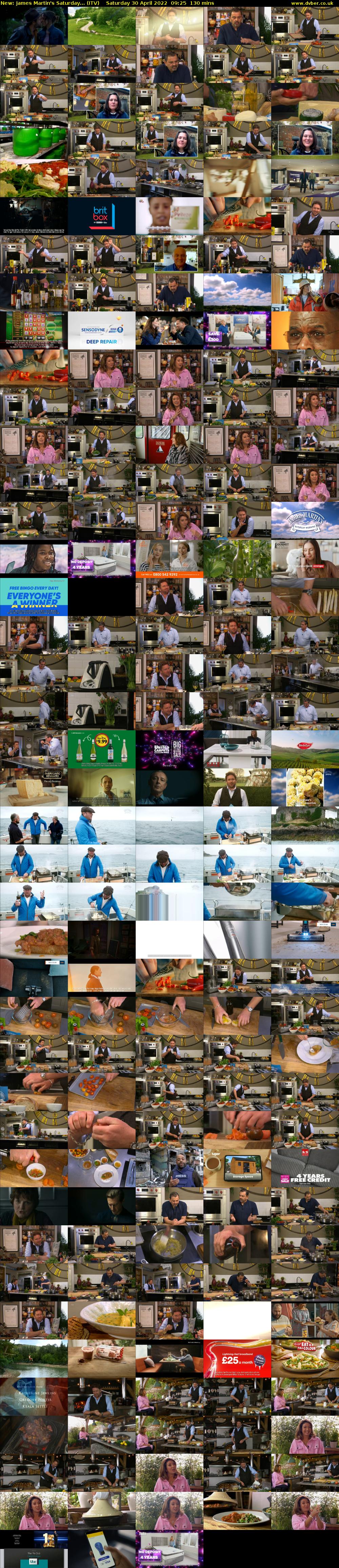 James Martin's Saturday... (ITV) Saturday 30 April 2022 09:25 - 11:35