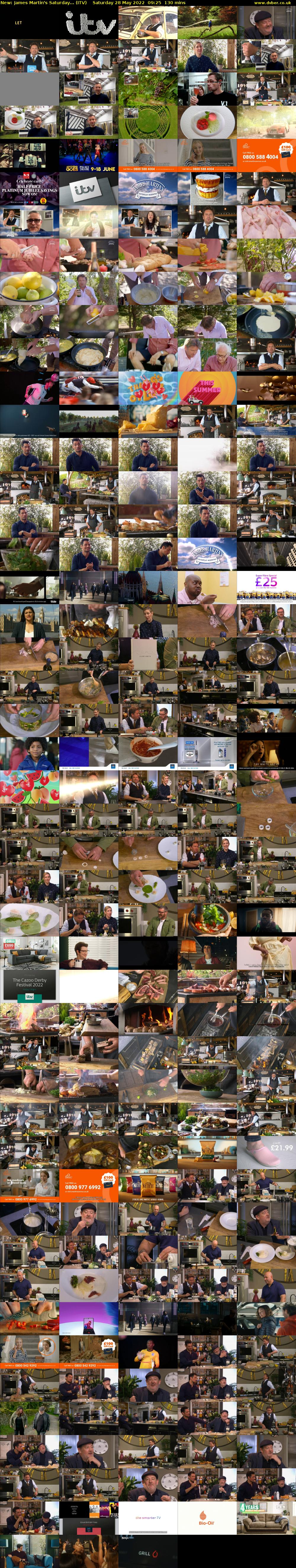 James Martin's Saturday... (ITV) Saturday 28 May 2022 09:25 - 11:35
