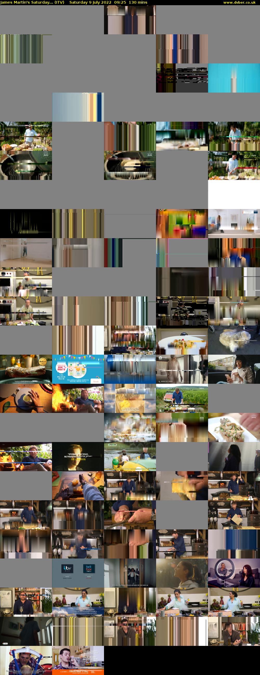 James Martin's Saturday... (ITV) Saturday 9 July 2022 09:25 - 11:35