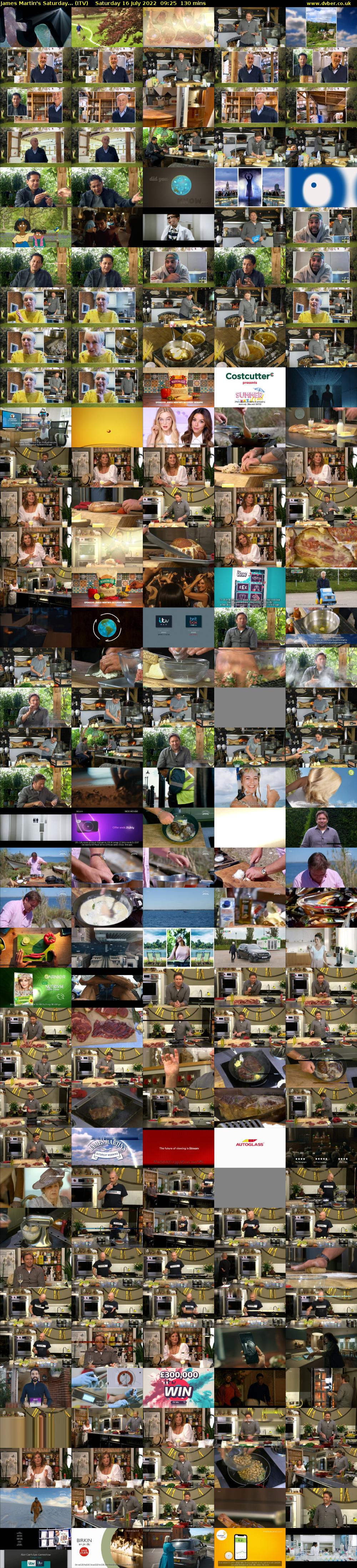 James Martin's Saturday... (ITV) Saturday 16 July 2022 09:25 - 11:35