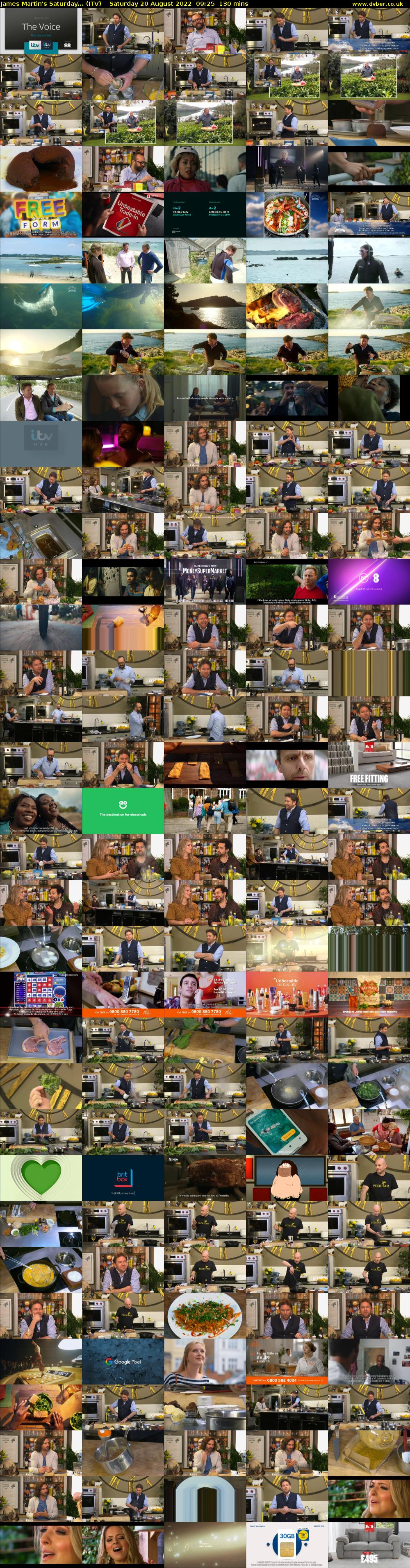 James Martin's Saturday... (ITV) Saturday 20 August 2022 09:25 - 11:35
