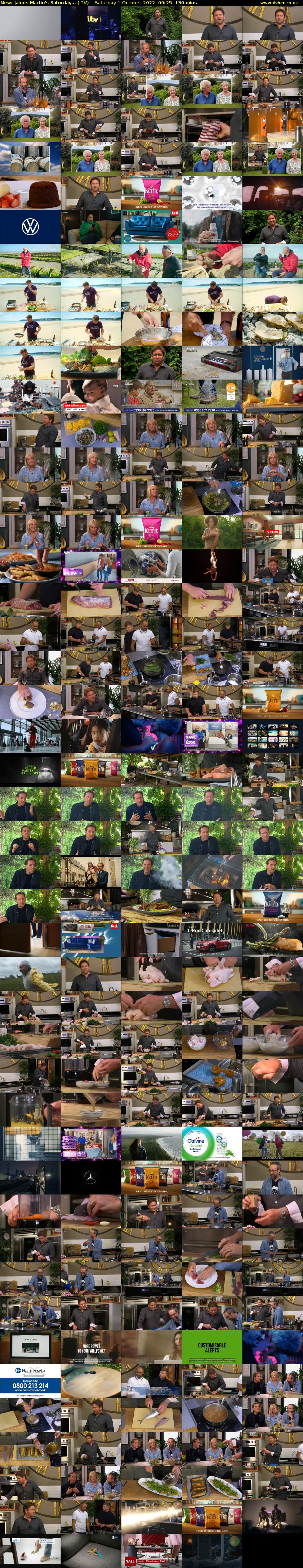 James Martin's Saturday... (ITV) Saturday 1 October 2022 09:25 - 11:35