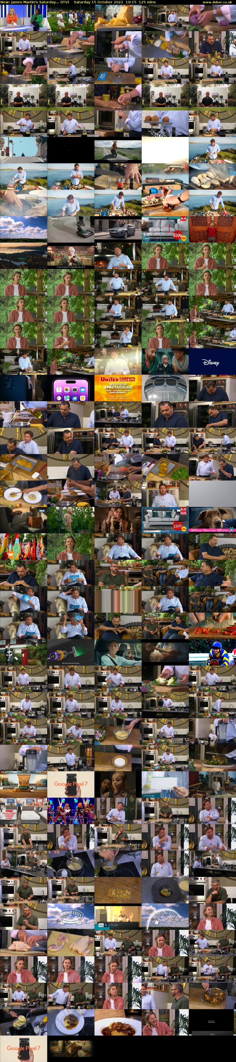 James Martin's Saturday... (ITV) Saturday 15 October 2022 10:15 - 12:20
