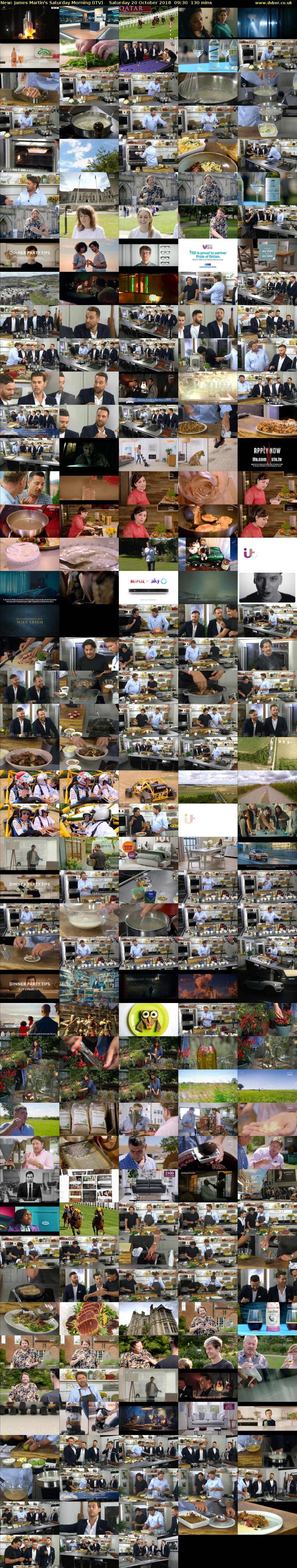 James Martin's Saturday Morning (ITV) Saturday 20 October 2018 09:30 - 11:40