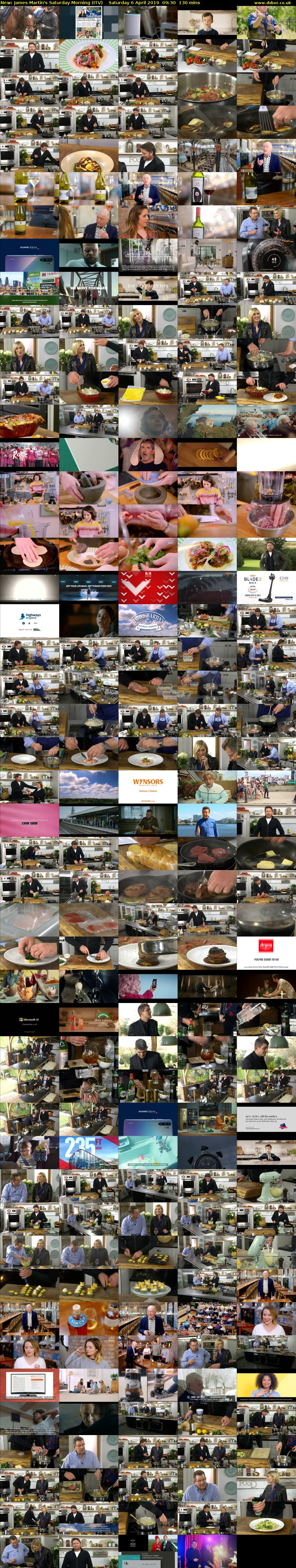 James Martin's Saturday Morning (ITV) Saturday 6 April 2019 09:30 - 11:40