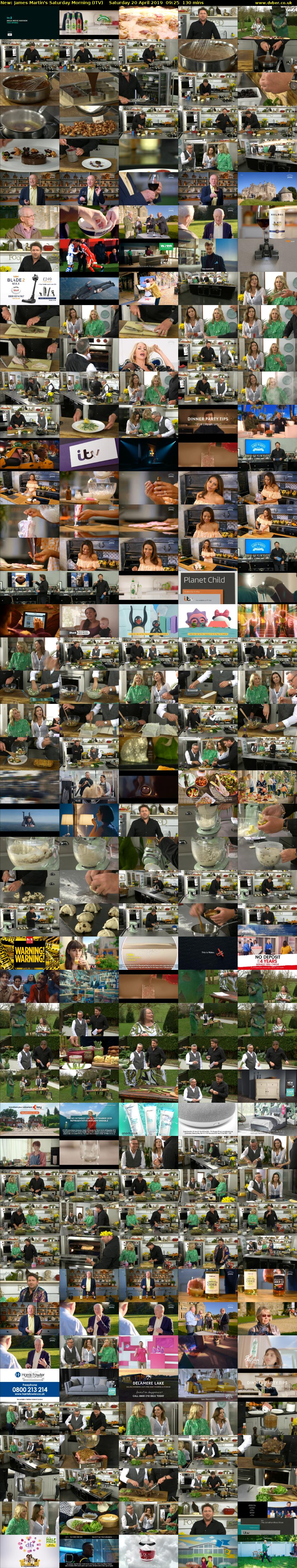 James Martin's Saturday Morning (ITV) Saturday 20 April 2019 09:25 - 11:35
