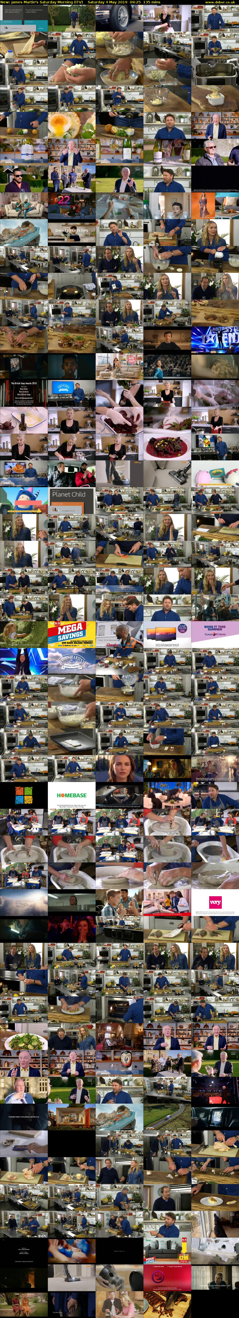 James Martin's Saturday Morning (ITV) Saturday 4 May 2019 09:25 - 11:40