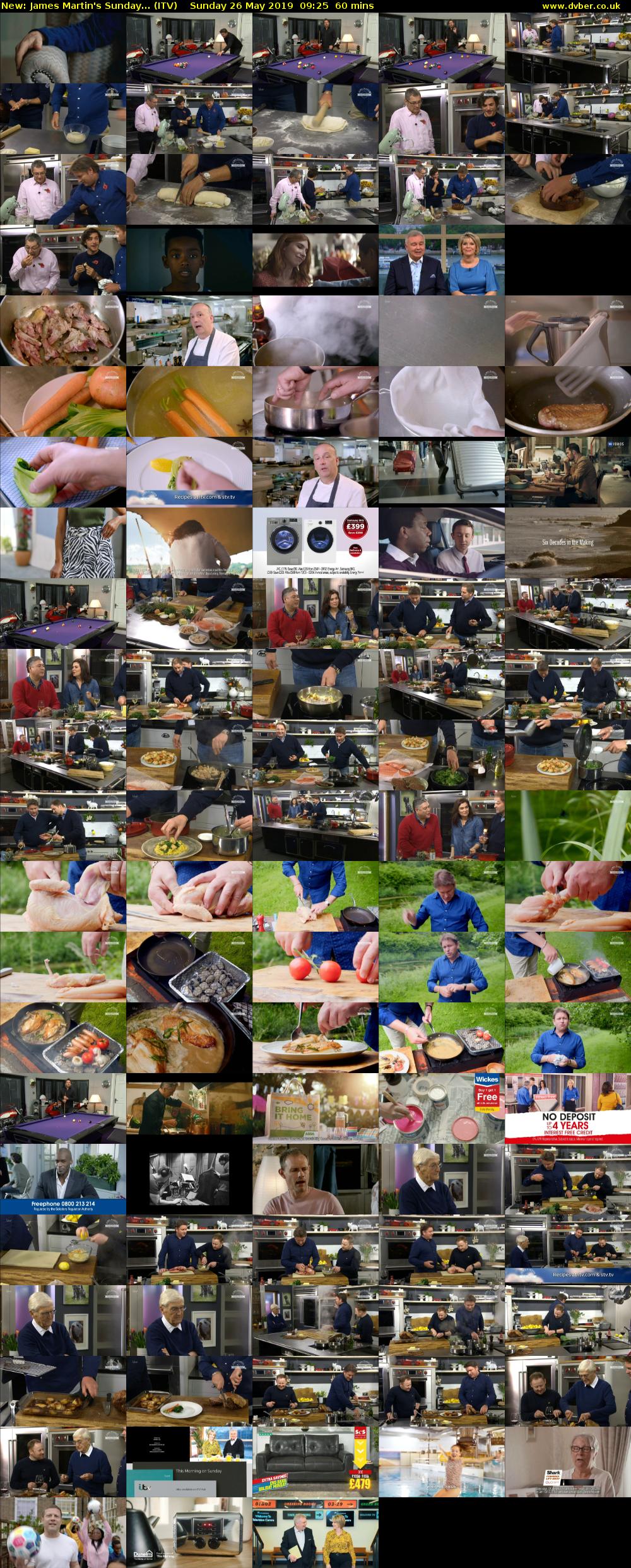 James Martin's Sunday... (ITV) Sunday 26 May 2019 09:25 - 10:25