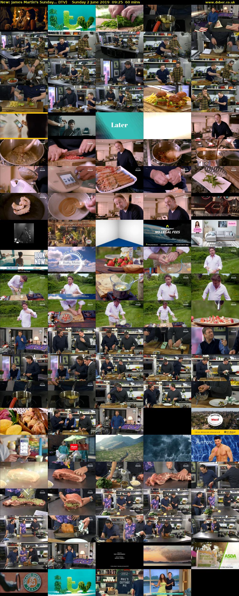 James Martin's Sunday... (ITV) Sunday 2 June 2019 09:25 - 10:25