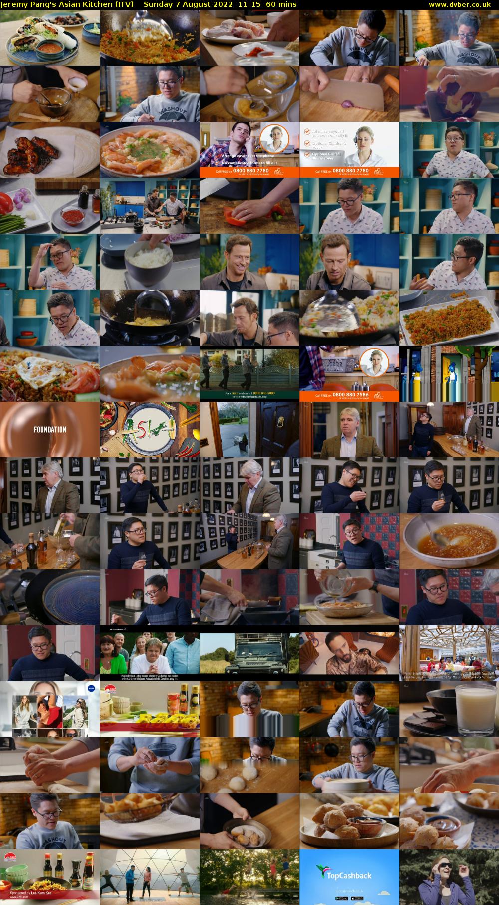 Jeremy Pang's Asian Kitchen (ITV) Sunday 7 August 2022 11:15 - 12:15