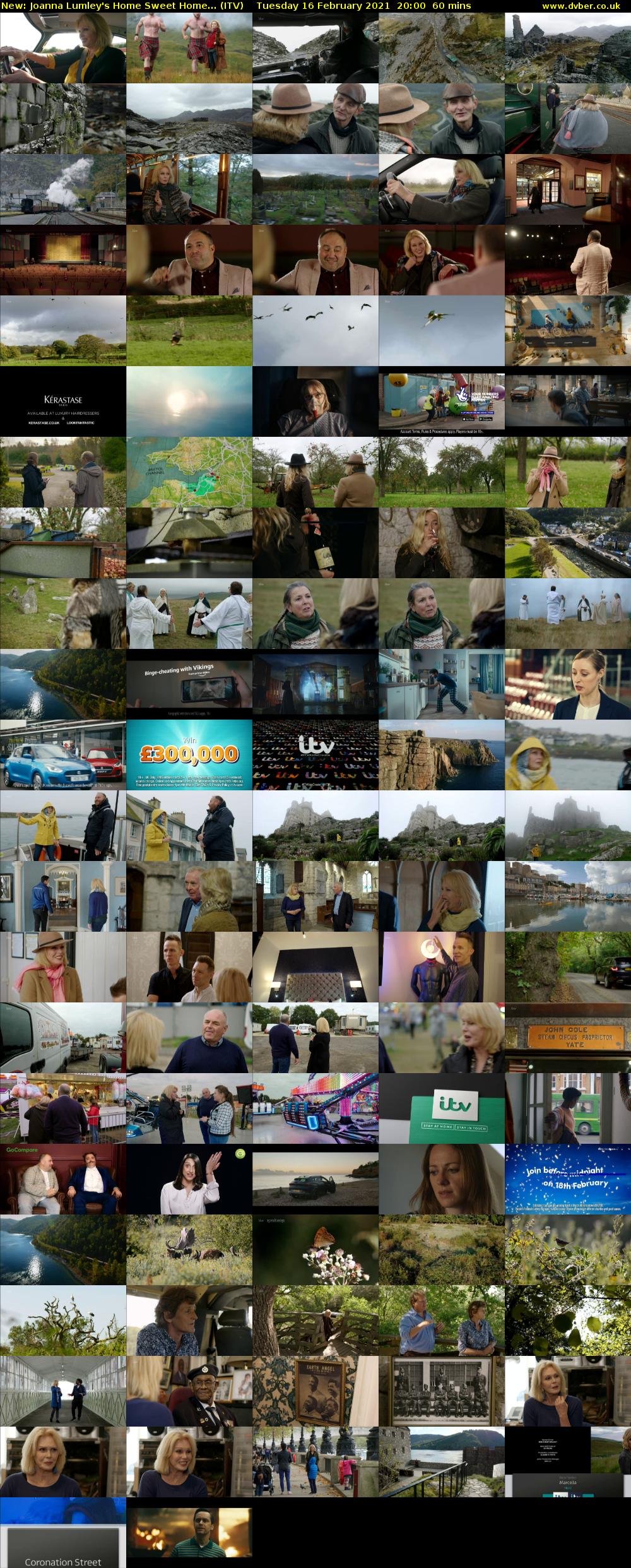 Joanna Lumley's Home Sweet Home... (ITV) Tuesday 16 February 2021 20:00 - 21:00