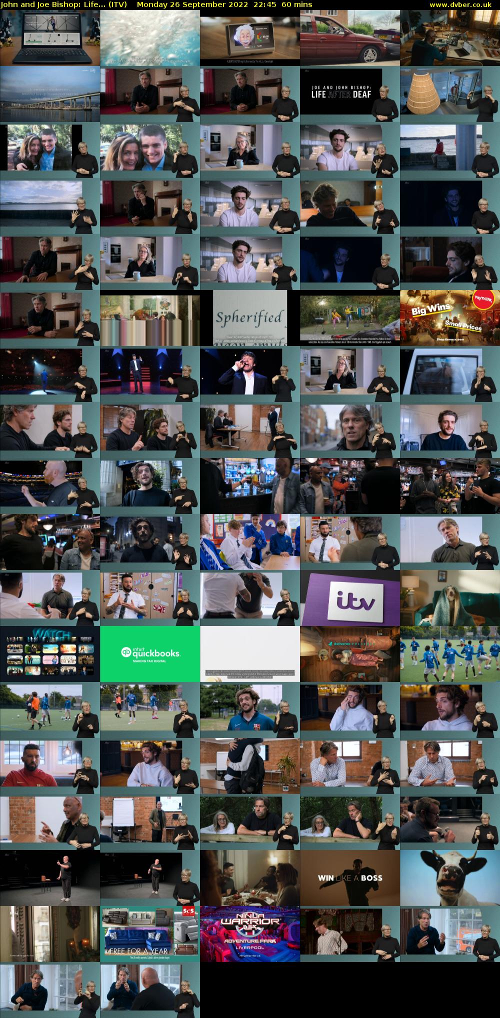 John and Joe Bishop: Life... (ITV) Monday 26 September 2022 22:45 - 23:45