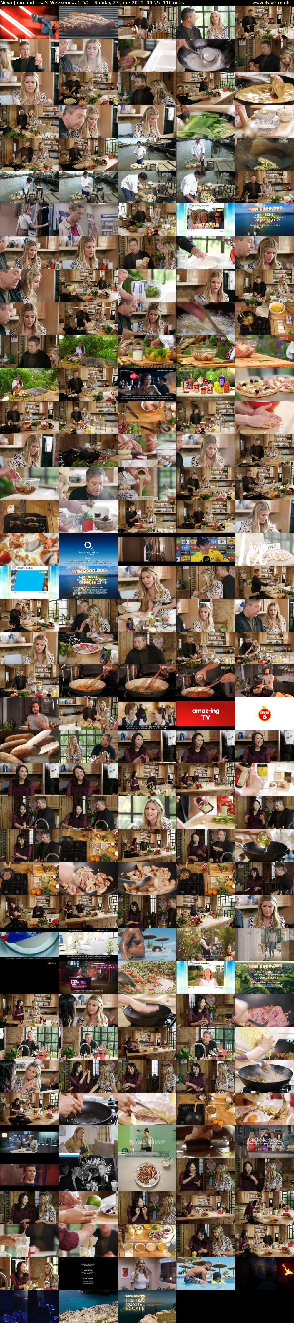 John and Lisa's Weekend... (ITV) Sunday 23 June 2019 09:25 - 11:15