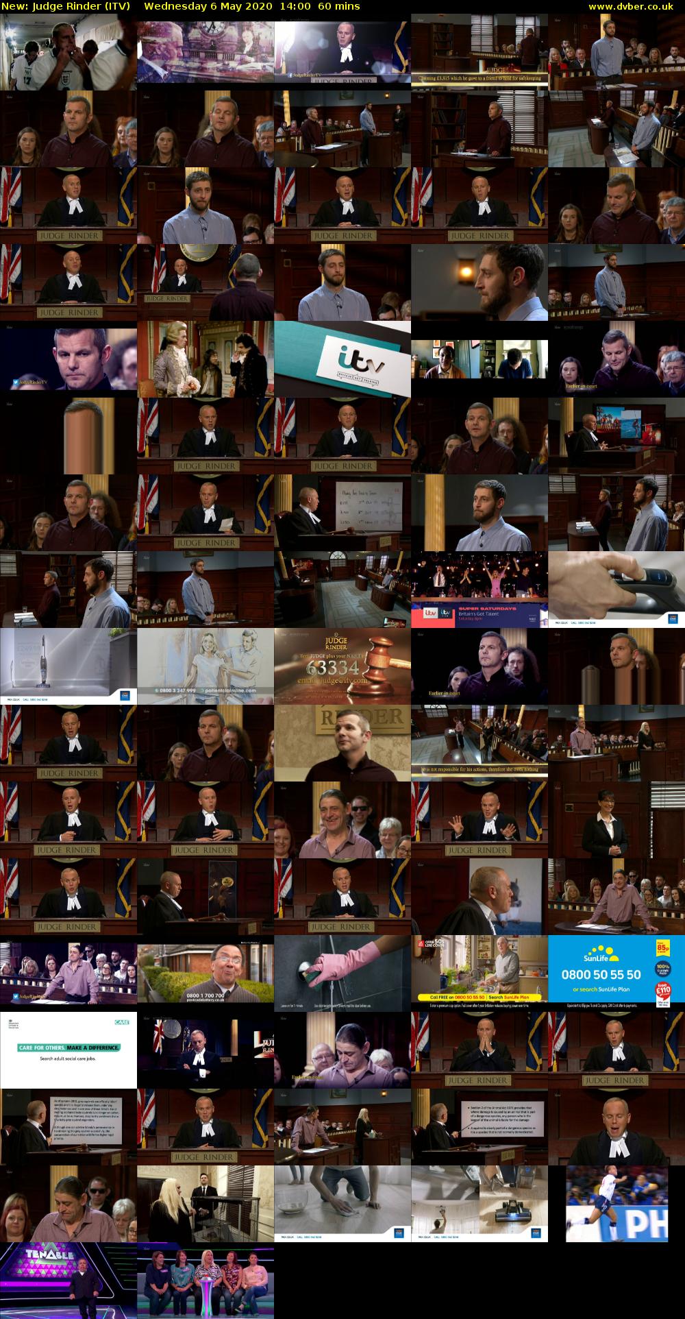 Judge Rinder (ITV) Wednesday 6 May 2020 14:00 - 15:00