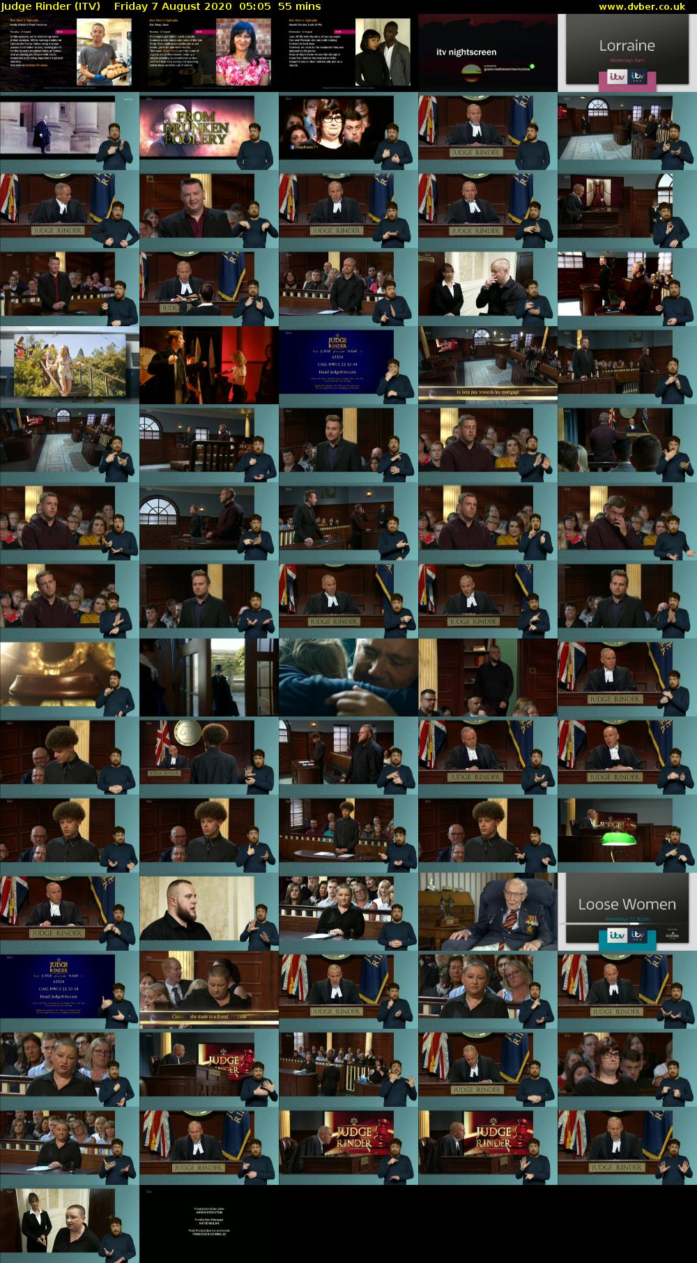 Judge Rinder (ITV) Friday 7 August 2020 05:05 - 06:00