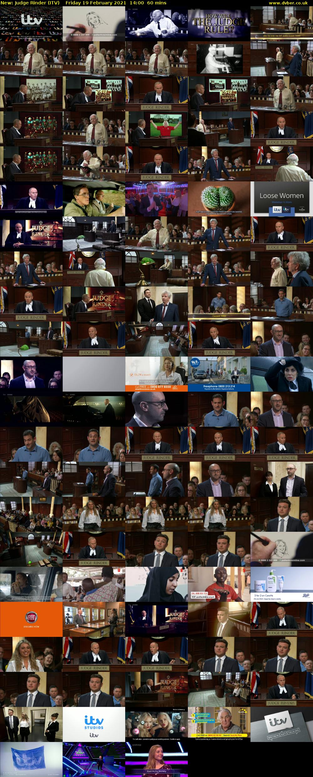 Judge Rinder (ITV) Friday 19 February 2021 14:00 - 15:00