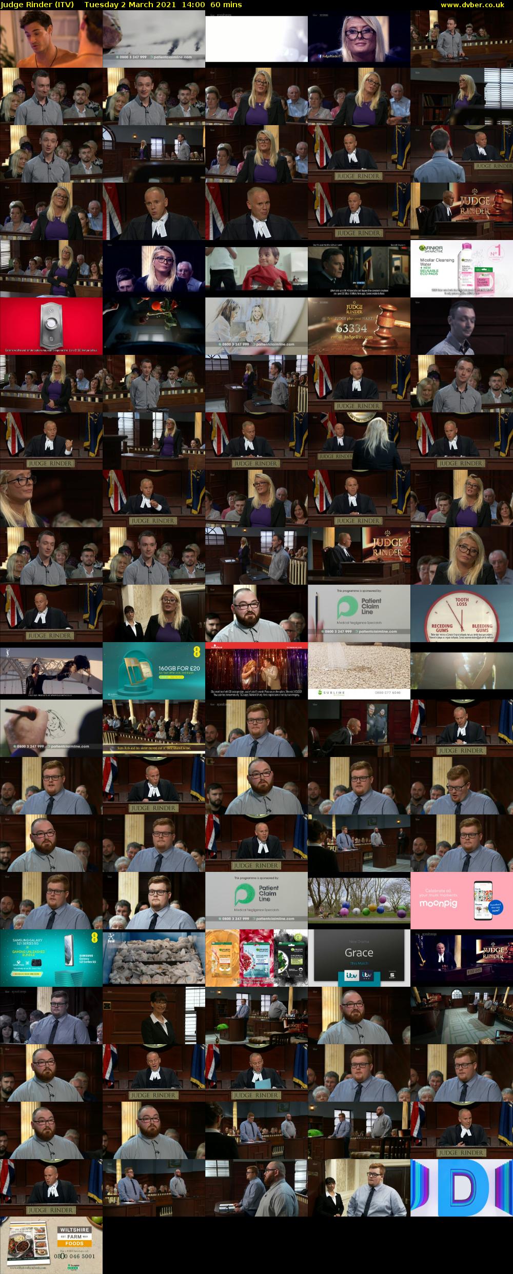 Judge Rinder (ITV) Tuesday 2 March 2021 14:00 - 15:00