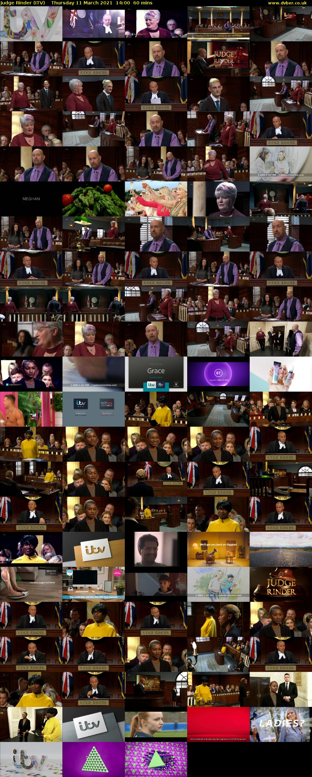Judge Rinder (ITV) Thursday 11 March 2021 14:00 - 15:00