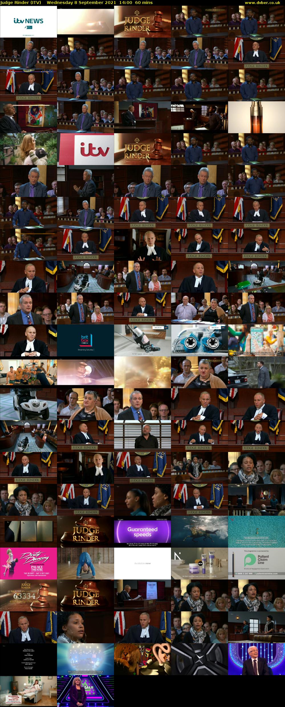 Judge Rinder (ITV) Wednesday 8 September 2021 14:00 - 15:00