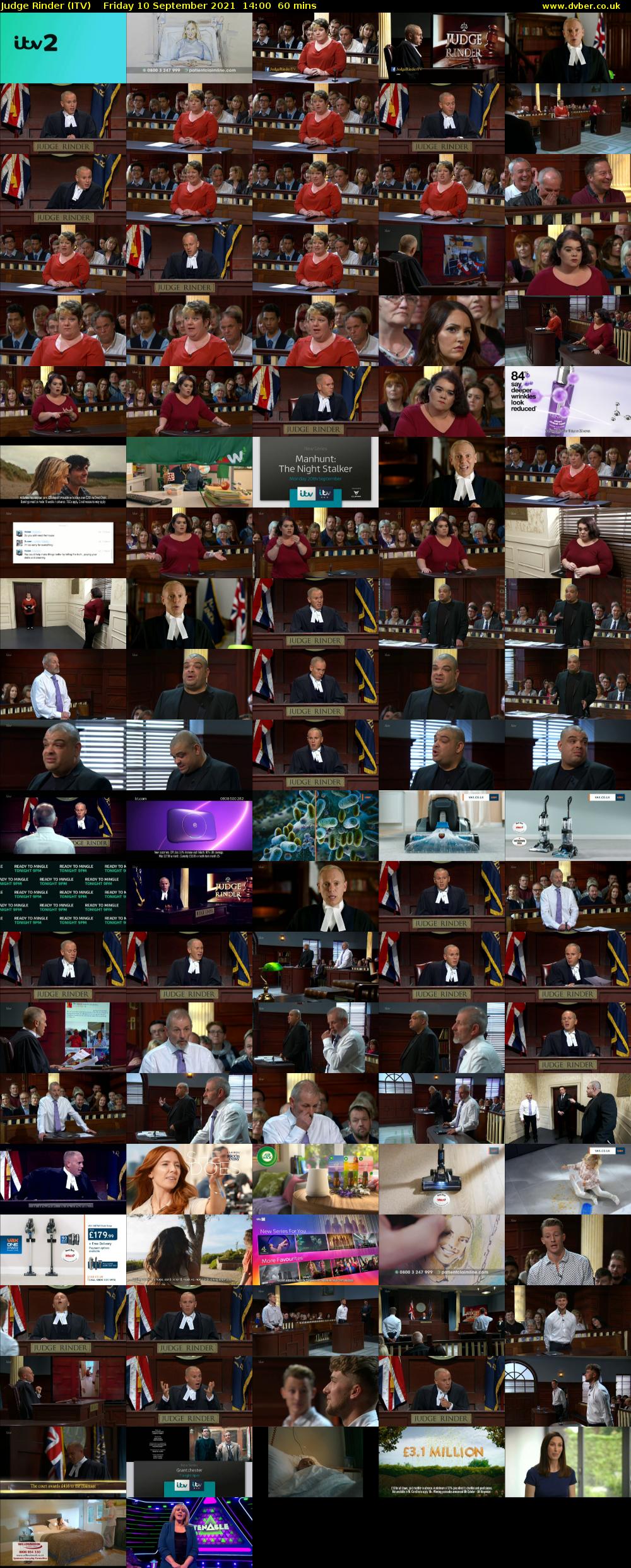 Judge Rinder (ITV) Friday 10 September 2021 14:00 - 15:00