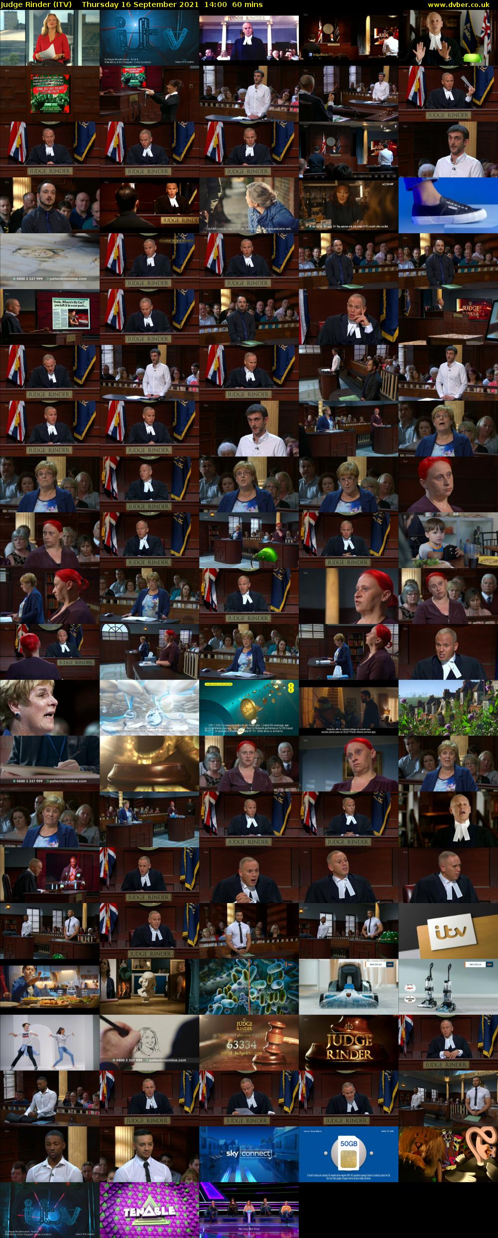 Judge Rinder (ITV) Thursday 16 September 2021 14:00 - 15:00