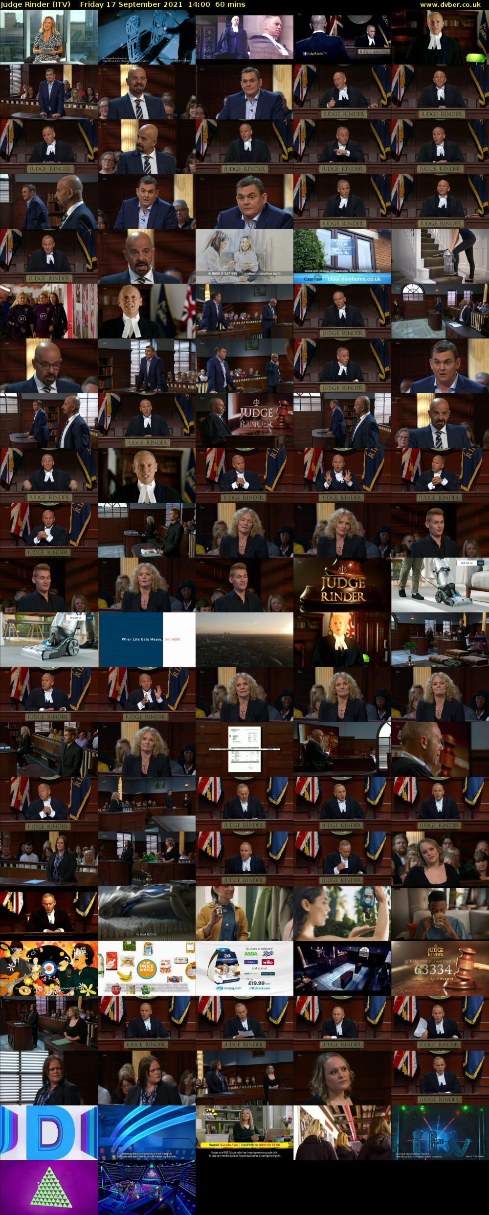 Judge Rinder (ITV) Friday 17 September 2021 14:00 - 15:00