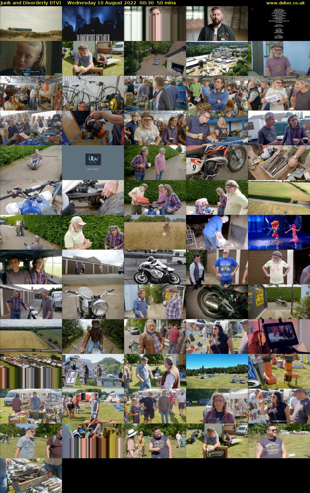 Junk and Disorderly (ITV) Wednesday 10 August 2022 00:30 - 01:20