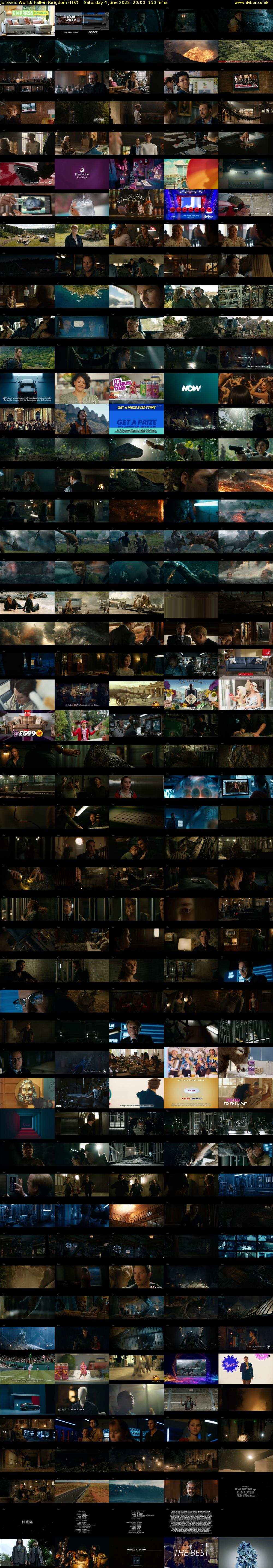 Jurassic World: Fallen Kingdom (ITV) Saturday 4 June 2022 20:00 - 22:30