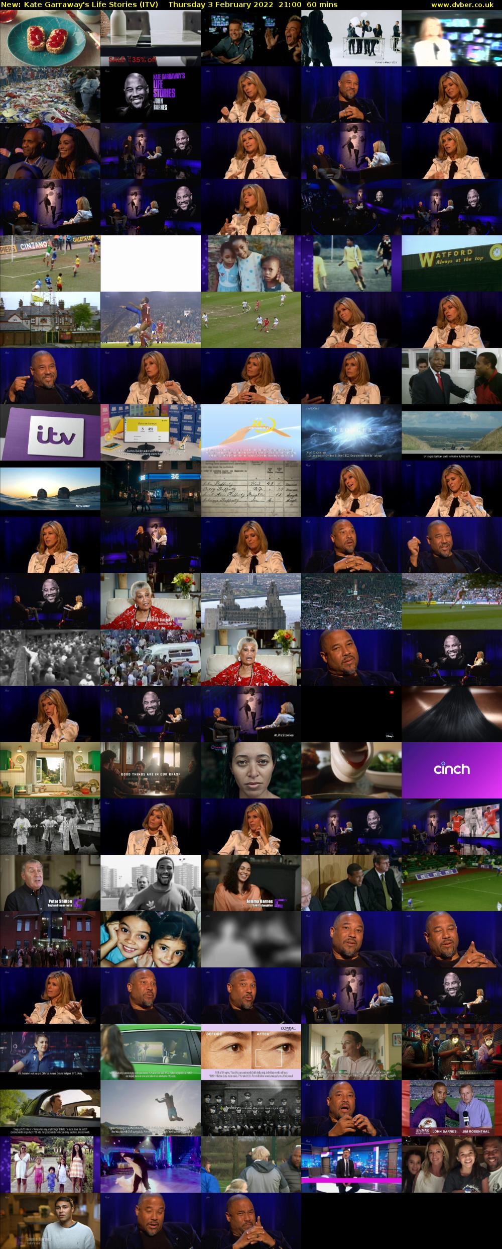 Kate Garraway's Life Stories (ITV) Thursday 3 February 2022 21:00 - 22:00
